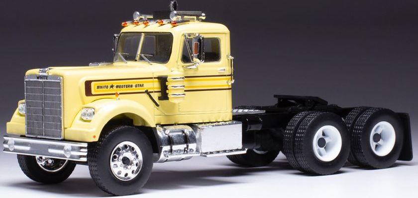IXO 1:43 Scale White Western Star 4864 Yellow 1970