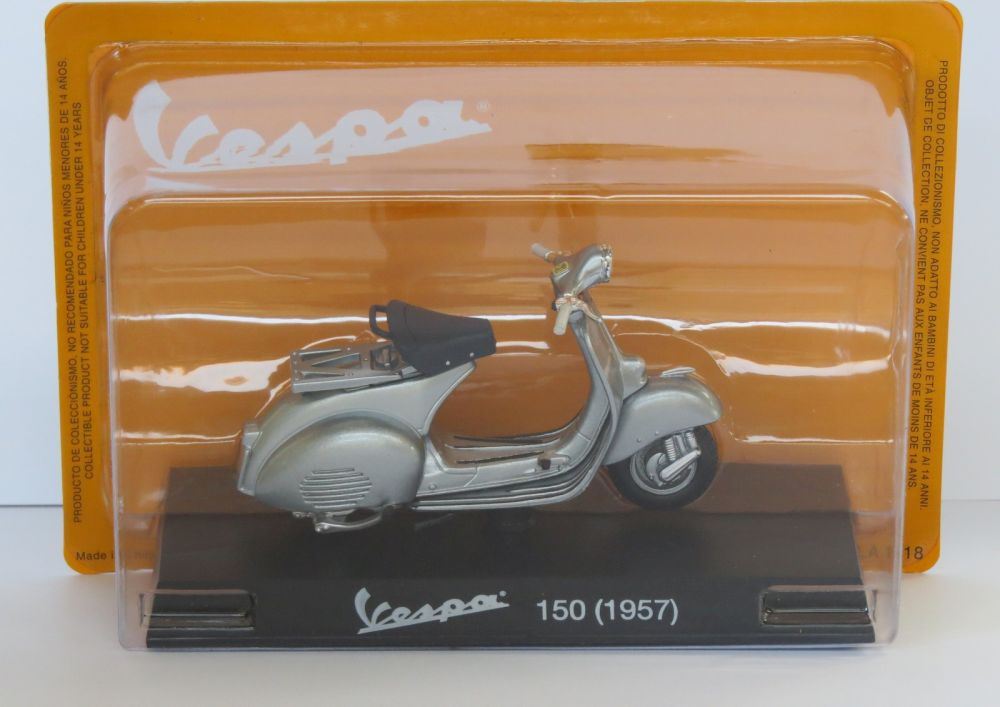 Atlas Editions 1:18 Scale Vespa 150 1957 Vespa Collection in 1:18