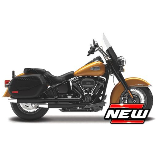 Maisto 1:18 Scale Harley Davidson Heritage Classic 2023 Orange