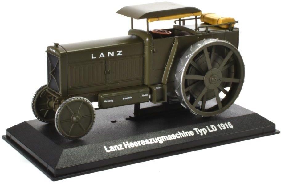 Atlas Editions 1:43 Scale Lanz Heereszugmaschine Typ LD 1916 German Tractors 1:43 (Card Box)