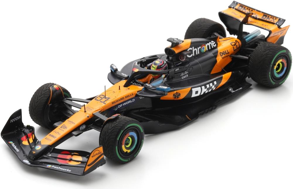 Spark 1:43rd Scale McLaren MCL39 #81 F1 Team Winner Belgian GP 2025 Oscar Piastri (w/Rain Tyres)