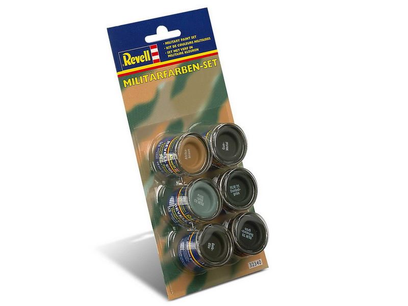 Revell 14ML  Military Colour Set (6 x 14ml Colours)