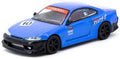 Tarmac Models 1:64th Scale Nissan Silvia (S15) Vertex (Tarmac Works 10th Anniversary) Blue/Black