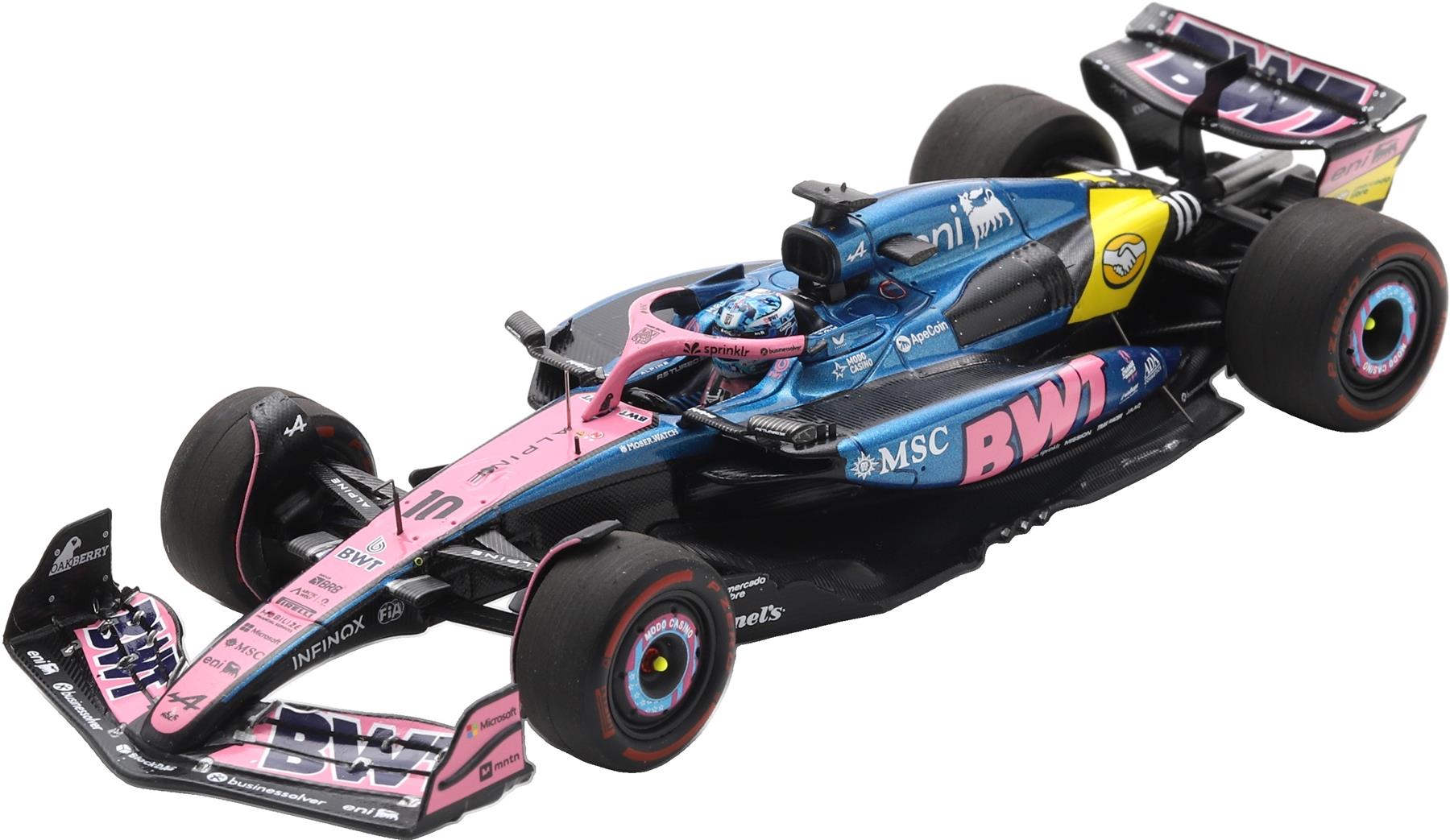Spark 1:43rd Scale Alpine A525 #10 BWT Alpine F1 US GP 2025 Pierre Gasly