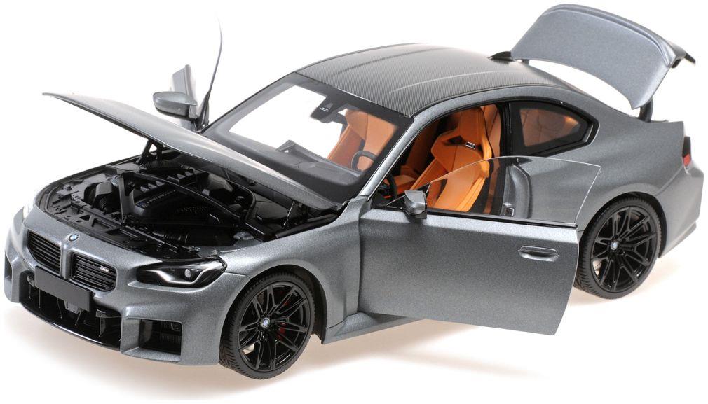 Minichamps 1:18 Scale Bmw M2 - 2023 - Matt Grey
