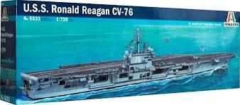 ITALERI IT5533 1/720 Scale  USS RONALD REAGAN CV76