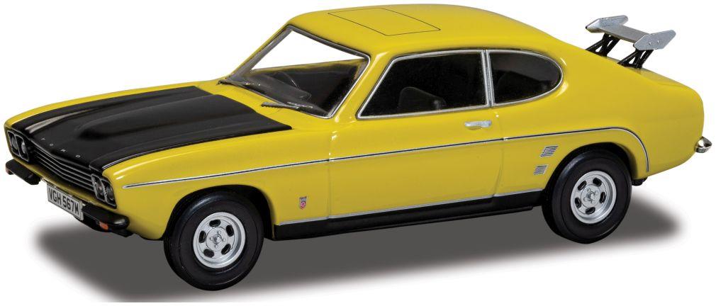 Corgi  1:43rd Scale Ford Capri MkI 3.0 GXL
Daytona Yellow
Richard Hammond's The Smallest Cog