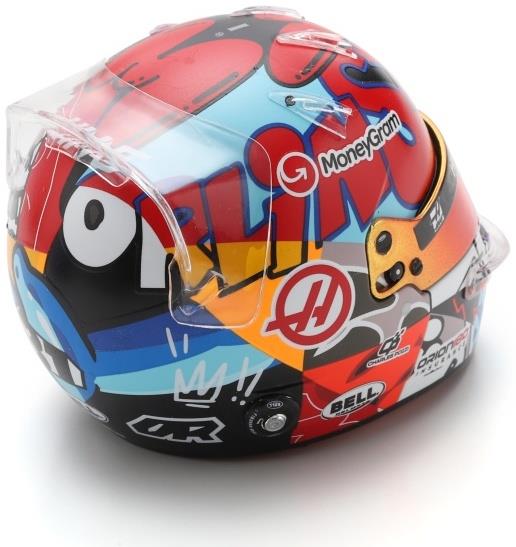 Spark 1:5th Scale MoneyGram Haas F1 Team Esteban Ocon Miami GP 2025 Helmet