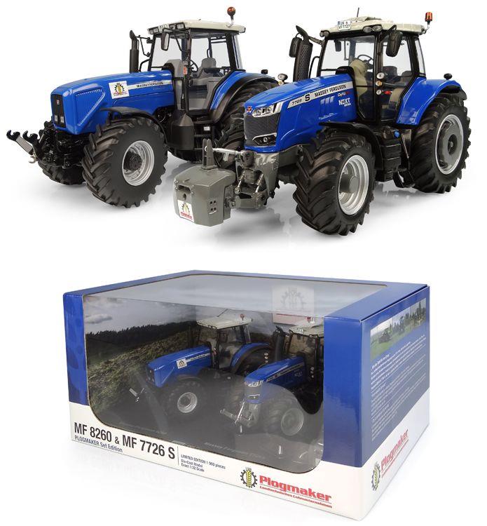Universal Hobbies 1:32nd Scale Massey Ferguson Plogmaker Set MF 8260 and MF 7726S