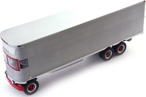 Autocult 1:43 Scale Fageol TC Cargo Liner Silver