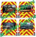 GM Model Supplies 1:76 Scale Transit SWB Rear Decal Conversion Kit 'Network Rail Campaigns'