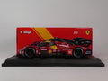 Burago  1:18th Scale Ferrari 499P 3.0L Turbo V6 AF Corse #51 3rd 24h Le Mans 25 Guidi/Calado/Giovinazzi