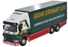 Oxford 1:76 Scale Scania 94D 6 Wheel Box - Eddie Stobart