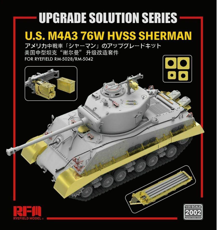 Rye Field UK  5028 1/35 Scale M4A3E8 SHERMAN with workable track links