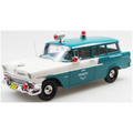 Esval 1:43 Scale Chevrolet 150 Handyman Police Turquoise White/Black 1956