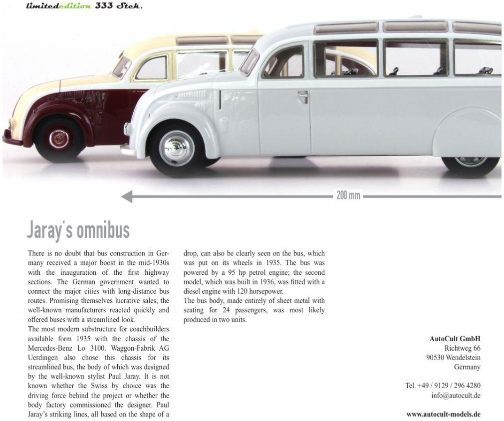 Autocult  1:43rd Scale Mercedes Benz LO 3100 Uerdingen Light Grey