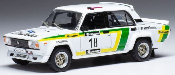 IXO 1:43 Scale Lada 2105 VFTS #18 Rallye Barum 1986 V.Blahna/P.Schovanek