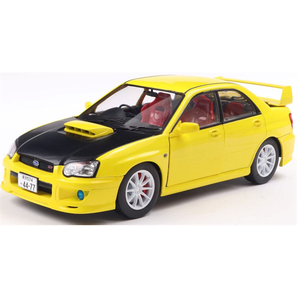 Solido 1:18 Scale Subaru Impreza WRX STI Streetfighters Yellow 2003