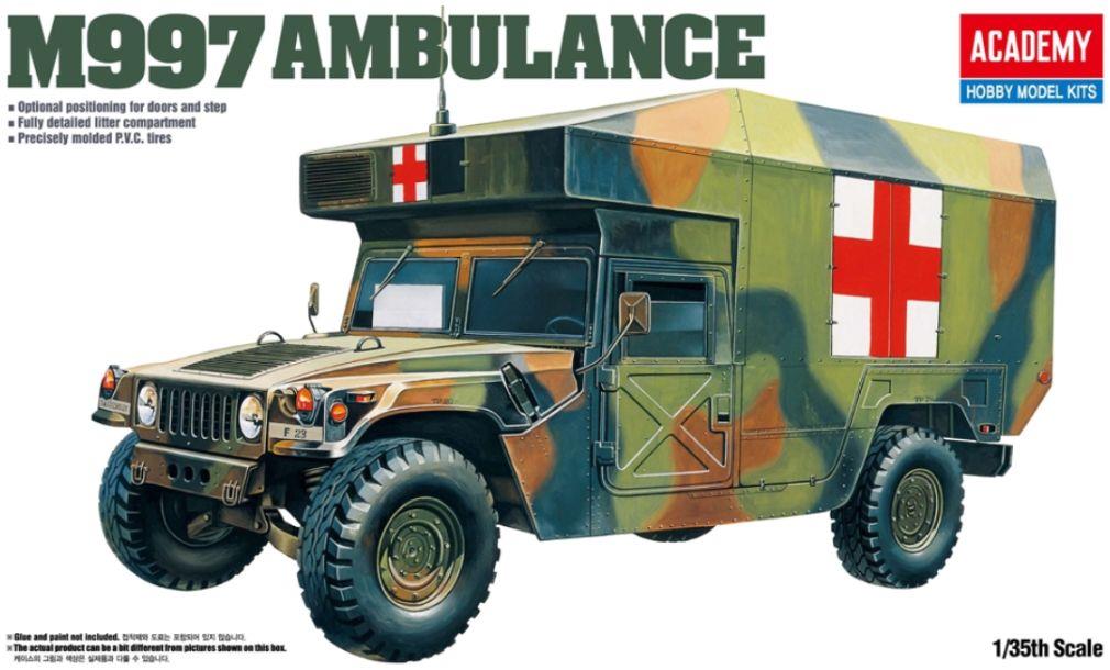 Academy
Plastic Kits 1:35th Scale US M977 Maxi Ambulance