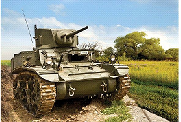 Zvesda 1:100 Scale Stuart US Tank