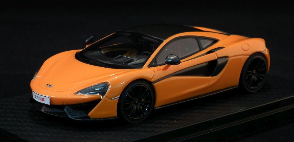 Truescale TSM 1:43 Scale McLaren 570S Ventura Orange - 2015