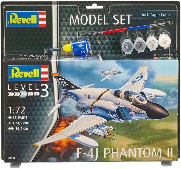 Revell 1:72 Scale F-4J Phantom II 'Model Set'
