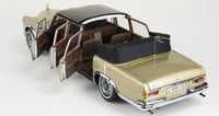 CMC 1:18 Scale Mercedes Benz 600 Pullman Landaulet Beige/Brown Softtop (800 pcs)