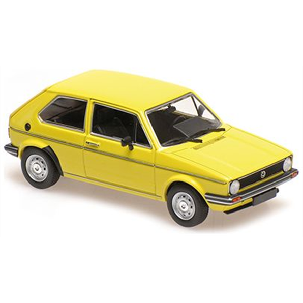 Minichamps 1:43 Scale Volkswagen Golf 1 - 1980 - Yellow