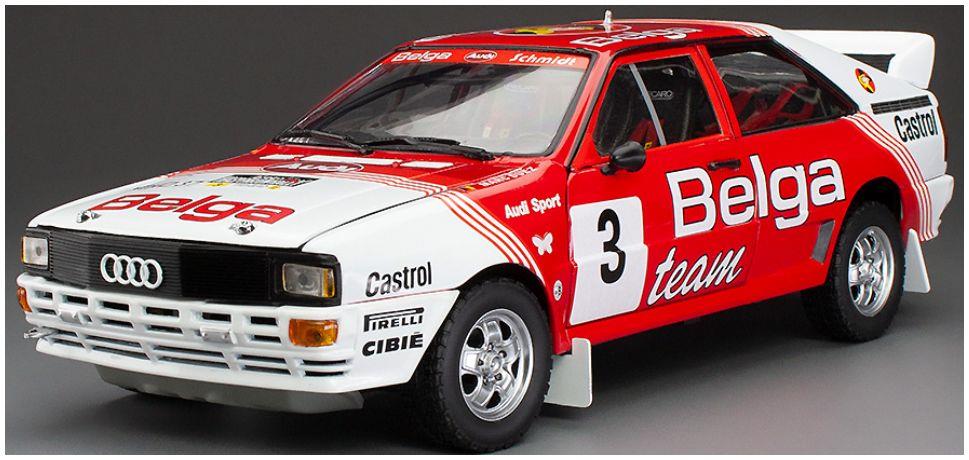 Sunstar 1:18 Scale Audi Quattro A1 #3 M.Duez/W.Lux Lotto Haspengourwrally 1983 (999pcs)