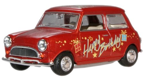 Oxford Diecast 1:43 Scale Mini Car - Happy Birthday