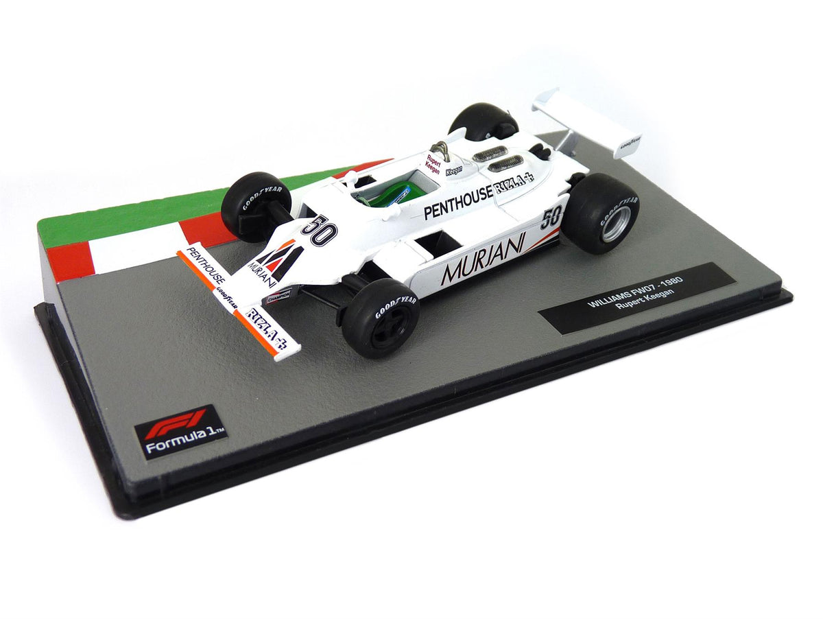 Atlas Editions 1:43 Scale Williams FW07 - 1980 Keegan - Murjani F1 Collection - Cased