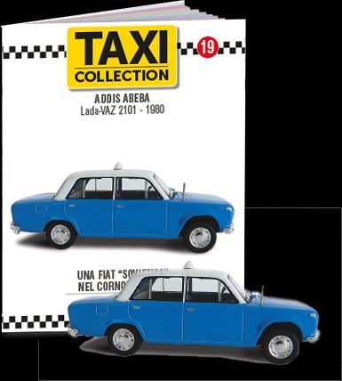 Atlas Editions 1:43 Scale Lada 1200 - Addis Abeba 1980 Taxi of the world - Centauria