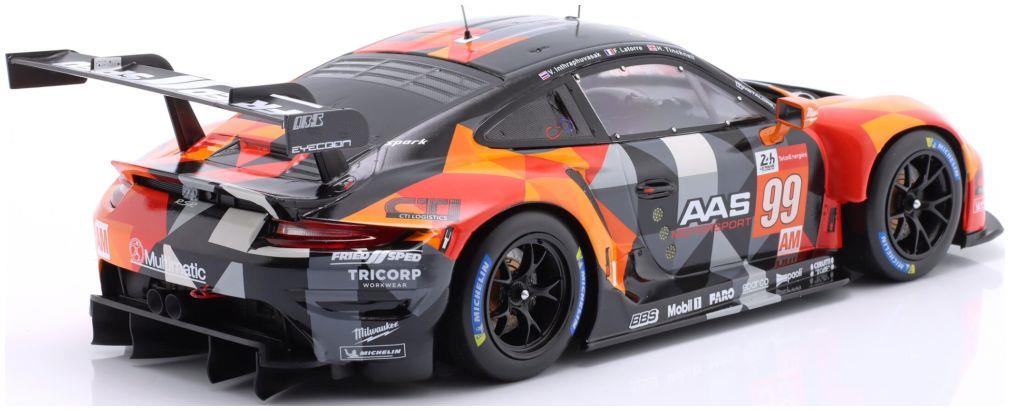 IXO  1:18th Scale Porsche 911 RSR-19 #99 24h Le Mans 2021 Proton Competition Inthraphuvasak/Latorre