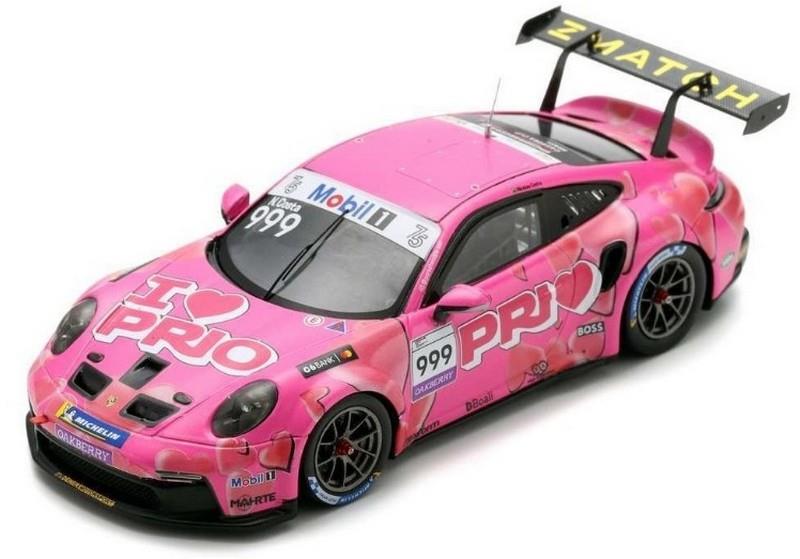 Spark 1:43 Scale Porsche 911 GT3 Cup #999 Carrera Cup Brazil Champion 2023 Nicolas Costa (300pcs
