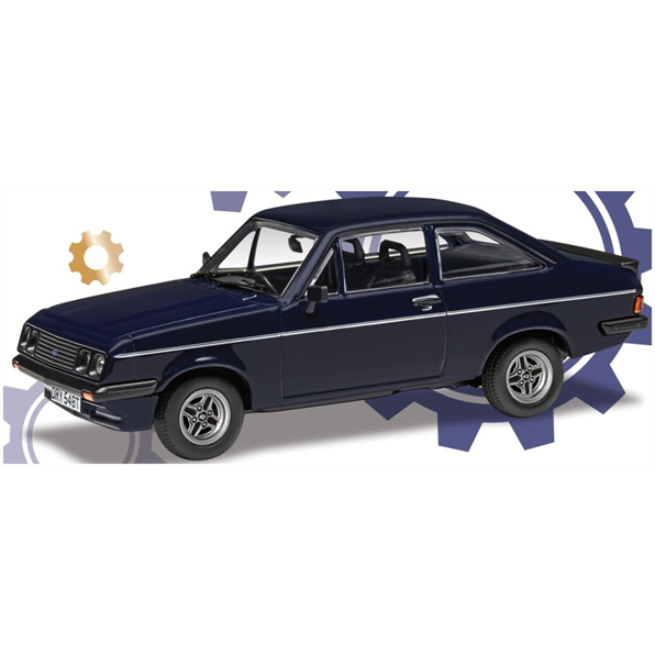 Corgi 1:43 Scale Ford Escort Mk2 RS2000 Midnight Blue (Richard Hammond's The Smallest Cog)