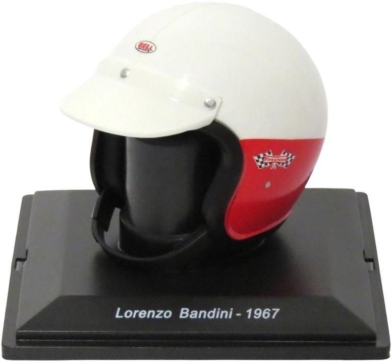 Atlas Editions 1:5th Scale Lorenzo Bandini - 1967 Ferrari F1 Helmet Collection
