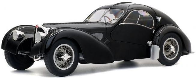 Solido 1:18 Scale Bugatti Type 57 SC Atlantic Black 1937