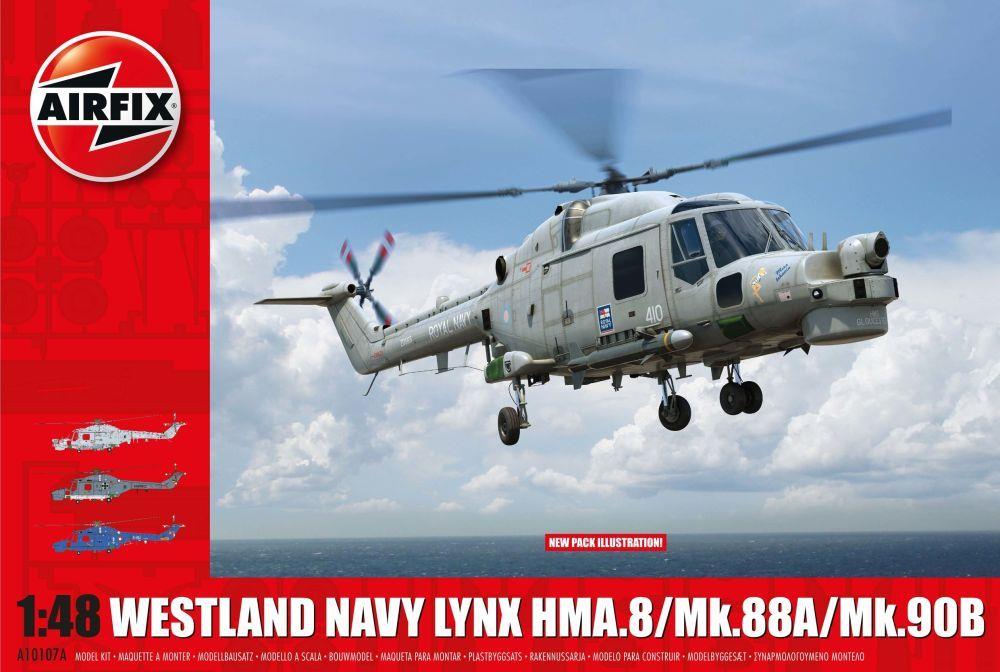 Airfix 1:48 Scale Westland Navy Lynx Mk.88A/HMA.8/Mk.90B