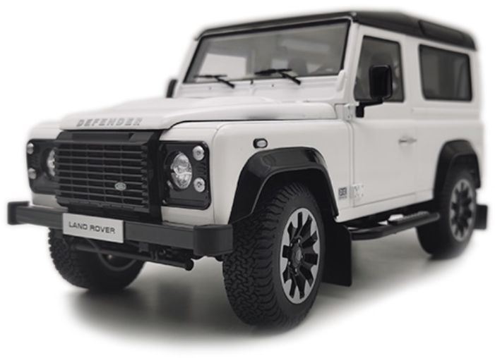 LCD 1:18 Scale Land Rover Defender 90 2018 Works V8 70th Edition White