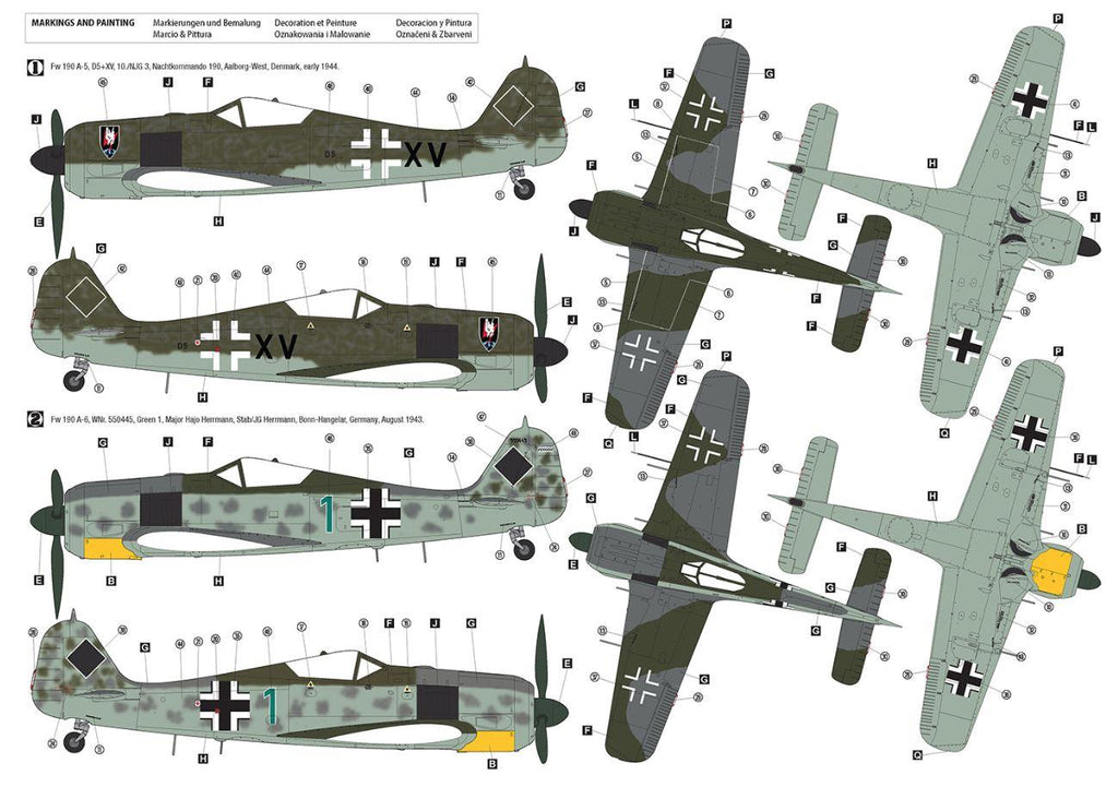 HOBBY 2000 32017 1/32 Scale Focke-Wulf Fw 190 A-5/A-6 Nachtjager Due Soon STRATEGIC BOMBING