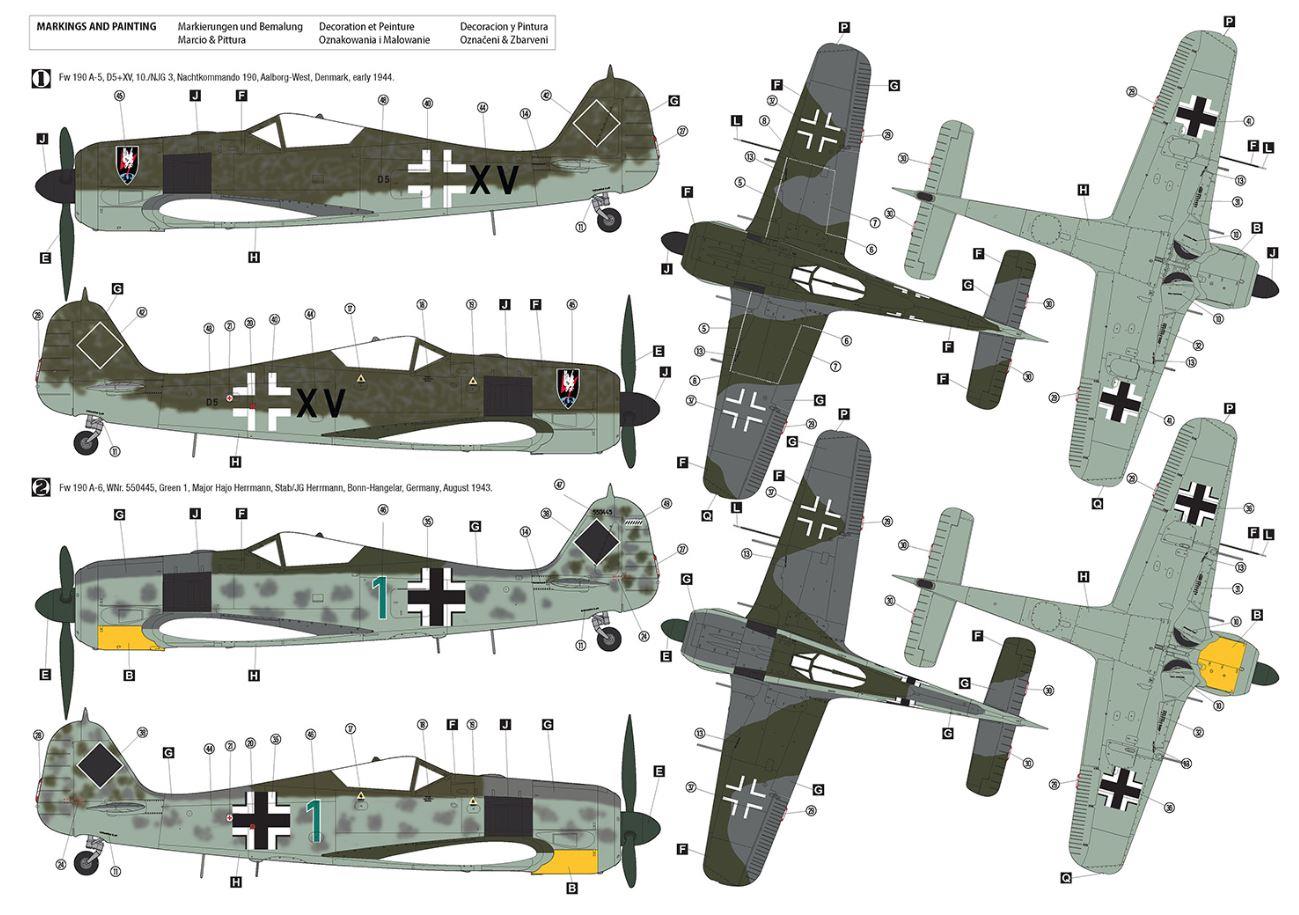 HOBBY 2000 32017 1/32 Scale Focke-Wulf Fw 190 A-5/A-6 Nachtjager Due Soon STRATEGIC BOMBING