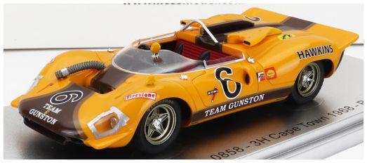 Kess 1:43 Scale Ferrari 350 P4 Spider Can-Am s/n0858 Gunston #6 1st 3h Cape Town 1968 P.Hawkins