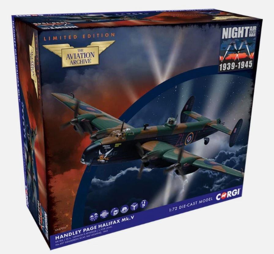 Corgi AA37210 1/72 Scale Handley Page Halifax MkV Revenge L for Lana STRATEGIC BOMBING