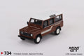 Mini GT00734 1/64 Scale Land Rover Defender 110 1985 County Station Wagon RHD