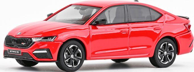 Abrex 1:43 Scale Skoda Octavia IV RS 2020 Rallye Red