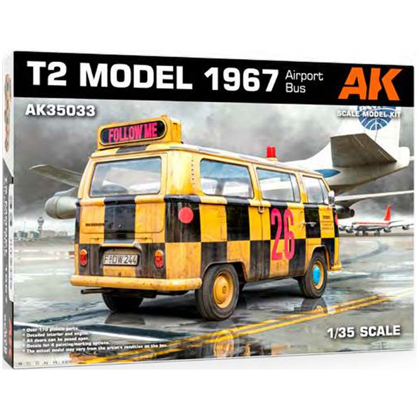AK Interactive Kits 1:35 Scale T2 Model 1967 Airport Bus