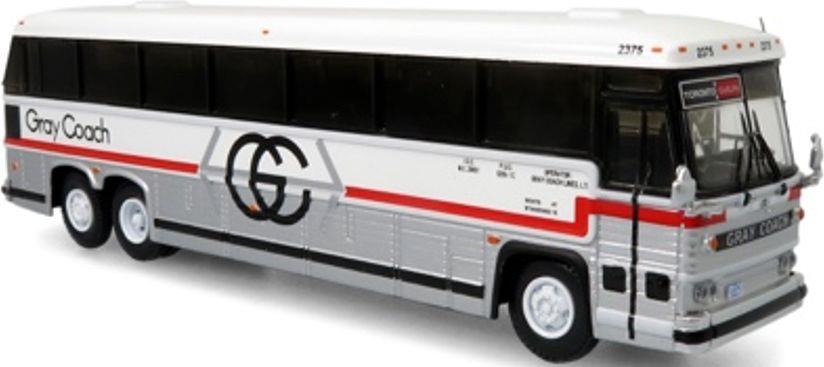 Iconic Replicas 1:87 Scale MCI MC-9 Crusader II Coach Gray Coach