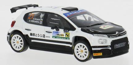 IXO  1:43rd Scale Citroen C3 RALLY2 #21 Gryazin/Aleksandrov 2024 Rally Japan Winner WRC2