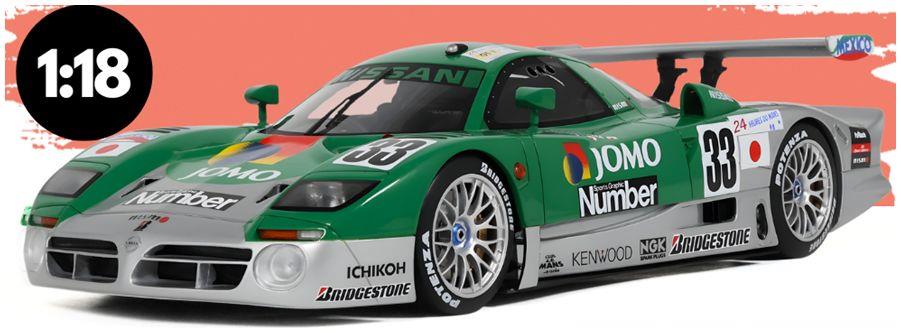 GT Spirit 1:18th Scale Nissan R390 GT1 Le Mans 1998 Green 1998