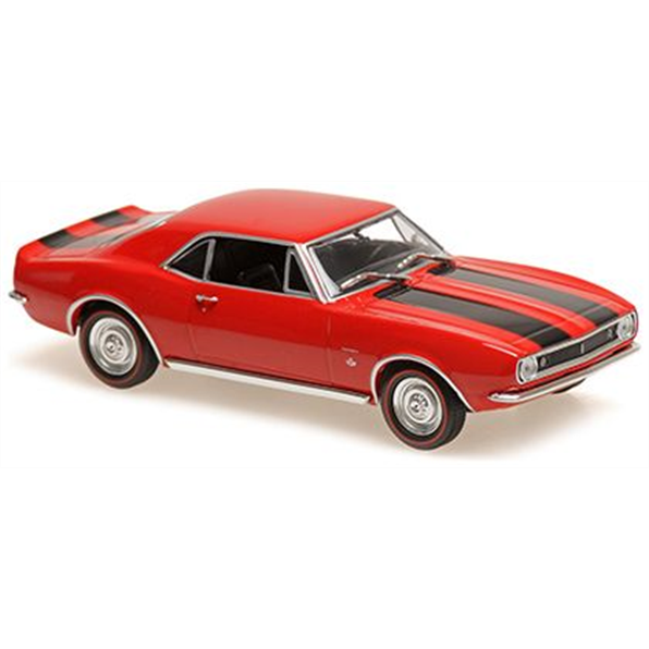 Minichamps 1:43 Scale Chevrolet Camaro - 1967 - Red